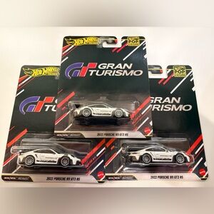Hot Wheels Gran Turismo 2022 Porsche 911 GT3 RS - White